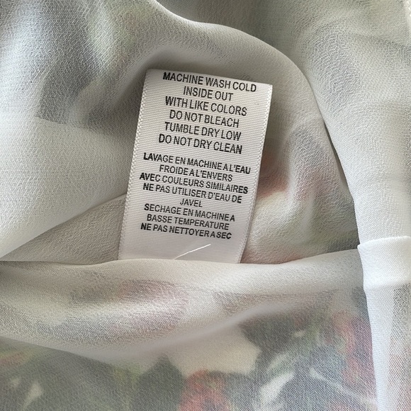 JOIE Mare Floral Linen and Silk Dress Size Medium - Picture 11 of 11